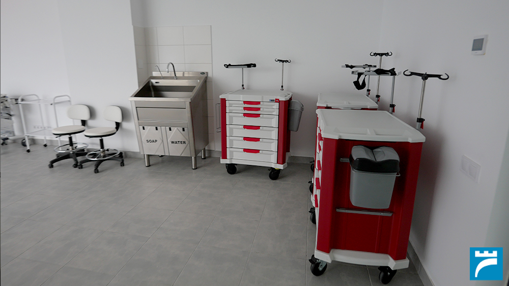 Оглядовий кабінет приймального відділення обласного госпіталю у Клевані 3